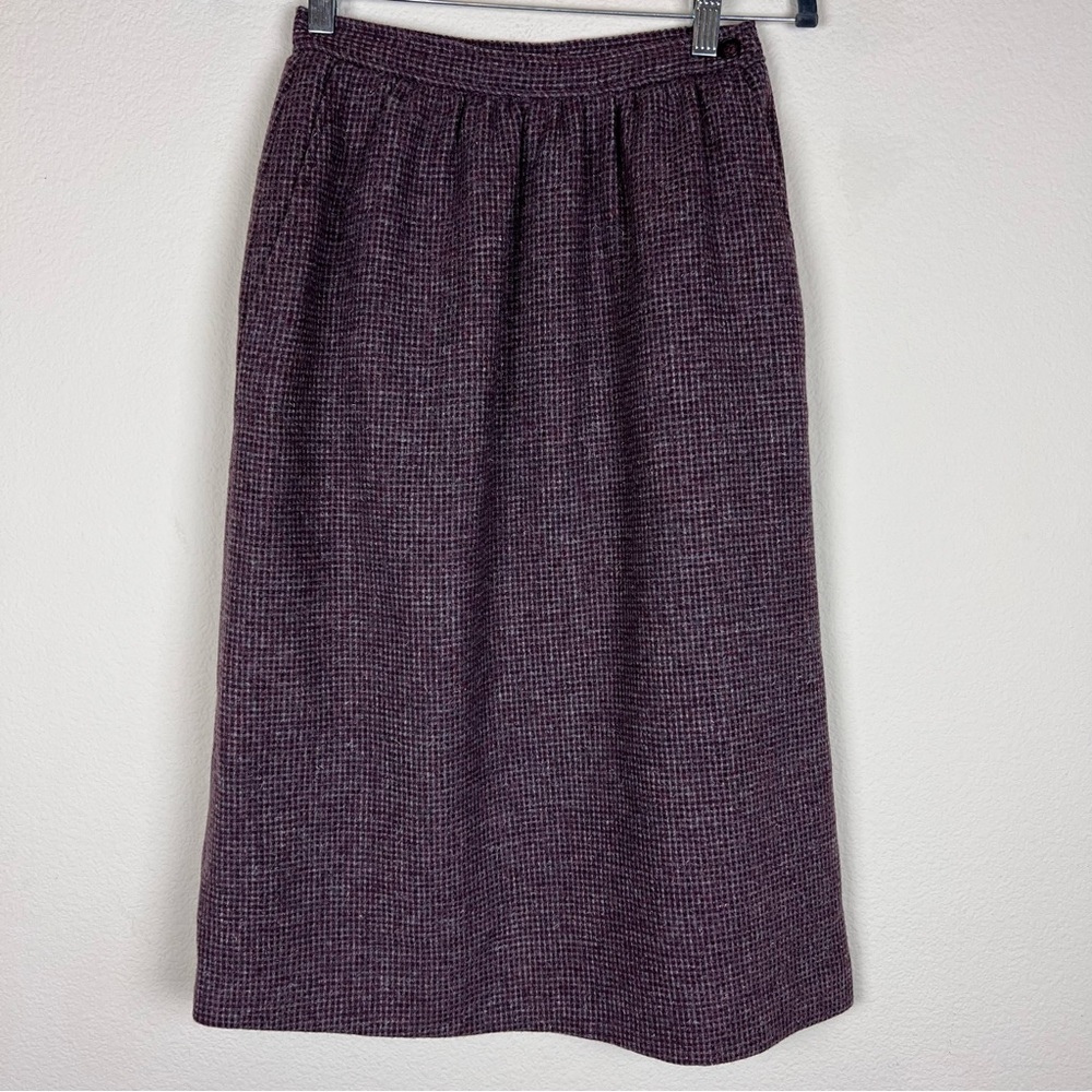 Evan Picone Vintage 100% Wool Pencil Skirt
